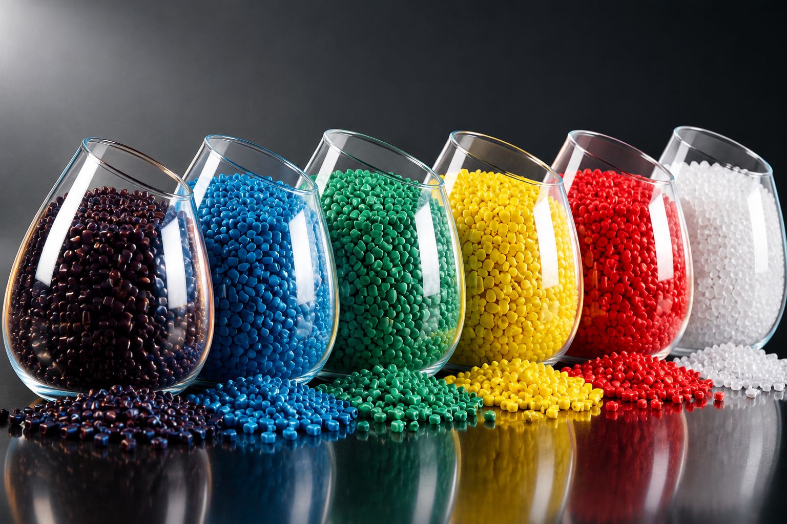 Coloured PVC and XLPE compound pellets